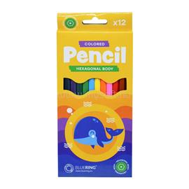 BLUERING Színes ceruza készlet, hatszögletű BlueringR 12 klf. szín BLUERING_JJ10102 small