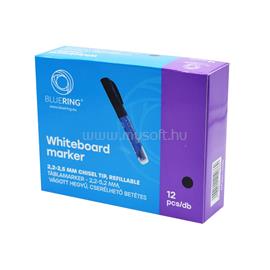 BLUERING Táblamarker 2,2-5,2mm, vágott hegyű, cserélhető betétes, Bluering fekete BLUERING_50686 small