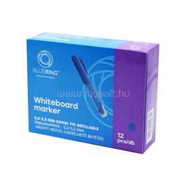 BLUERING Táblamarker 2,2-5,2mm, vágott hegyű, cserélhető betétes, Bluering kék BLUERING_50687 small