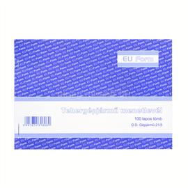 BLUERING Tehergépjármű menetlevél A5, 100 lapos D.GEPJ.21/5 BlueringR BLUERING_NYOMTDGEPJ215X small