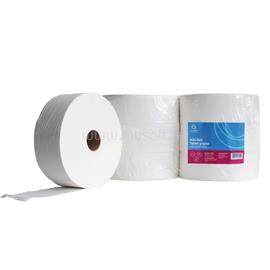 BLUERING Toalettpapír 2 rétegű közületi átmérő:27 cm 100% cellulóz 360 m/tek 6 tekercs/csomag erősített duda BlueringR hófehér BLUERING_63797 small