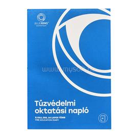 BLUERING Tűzvédelmi oktatási napló 24lapos A4, álló B.VALL.350 BlueringR BLUERING_BVALL350 small