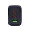 BLUESTORK Hálózati töltő - PW-65-CCA-B (2xUSB-C, USB-A, 65W, 2m kábel, fekete) PW-65-CCA-B small