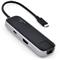 BLUESTORK USB Hub - HUB-OFFICE (USB-C to 3xUSB 2.0 port + 1xUSB-C + 1xHDMI + 1xRJ45, szürke) HUB-OFFICE small