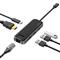 BLUESTORK USB Hub - HUB-OFFICE (USB-C to 3xUSB 2.0 port + 1xUSB-C + 1xHDMI + 1xRJ45, szürke) HUB-OFFICE small