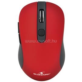 BLUESTORK Vezeték nélküli Egér 1600 DPI, 6 gomb, optikai (piros) M-WL-OFF60-RED small