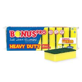 BONUS Mosogatószivacs 10 db/csomag BonusPRO Heavy Duty B520 BONUS_54172 small
