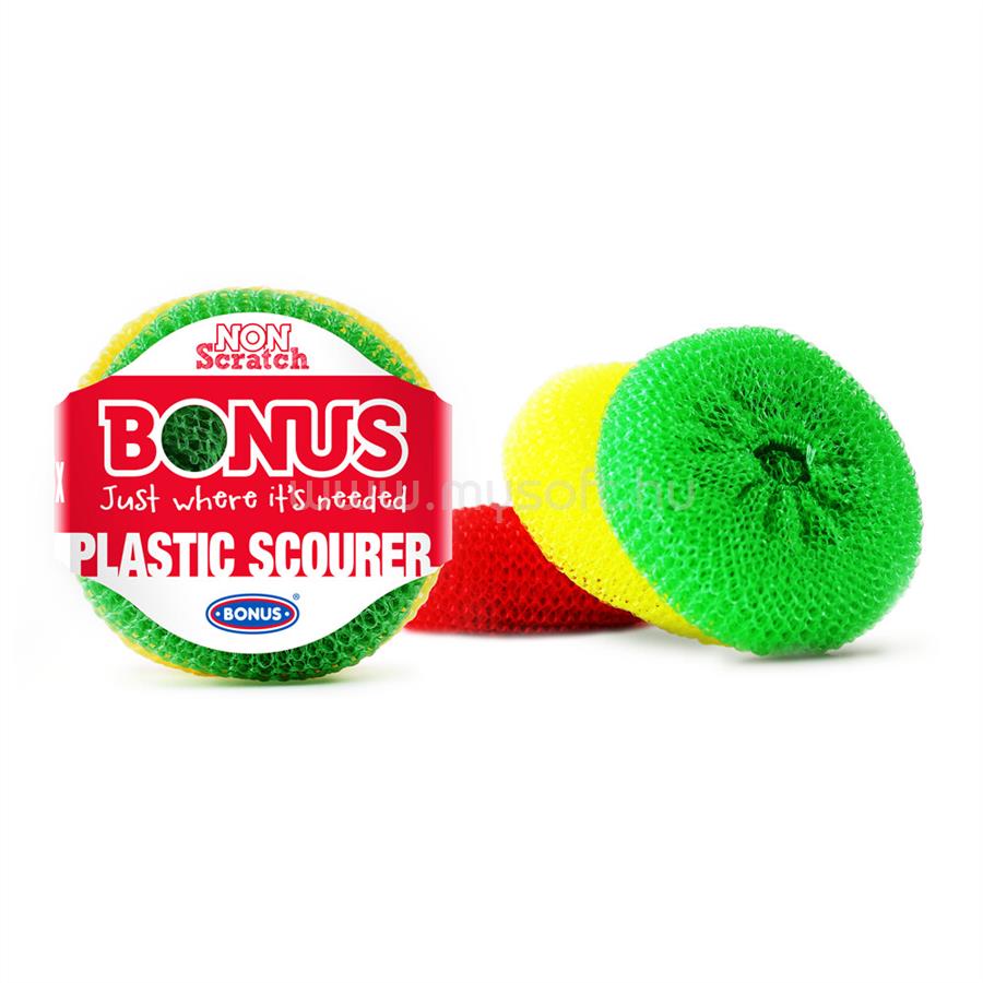 BONUS Műanyag dörzsi 3 db/csomag B095