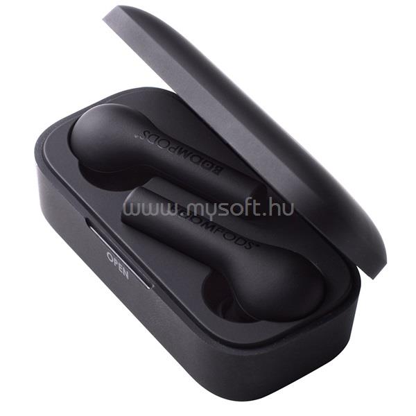BOOMPODS Bassline True Wireless Bluetooth fekete fülhallgató