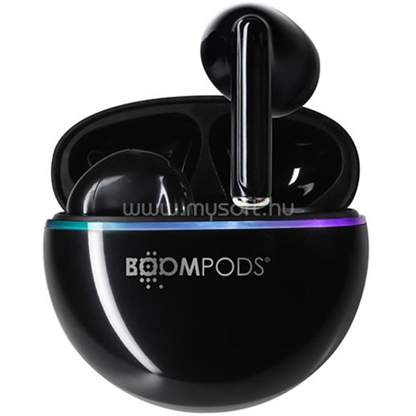 BOOMPODS Earshot True Wireless Bluetooth fekete fülhallgató