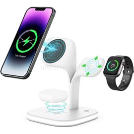 BOOST YM-UD22 5-in-1 15W vezeték nélküli töltő adapter (fehér) YM-UD22_WHITE small