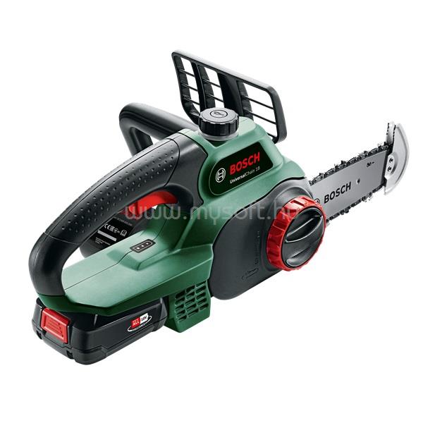 BOSCH 06008B8000 Chain Saw UniversalChain 18 akkumulátoros láncfűrész