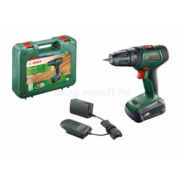 BOSCH 06039D4001 Universaldrill 18V 1x1,5Ah kofferban akkus fúró-csavarozó