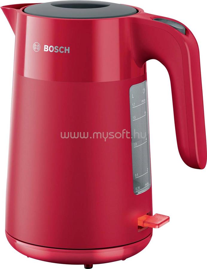 BOSCH 1,7L MyMoment, rot Vízforraló Piros (TWK2M164)