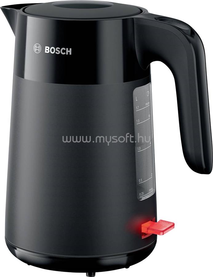 BOSCH 1,7L MyMoment, schwarz Vízforraló Fekete (TWK2M163)