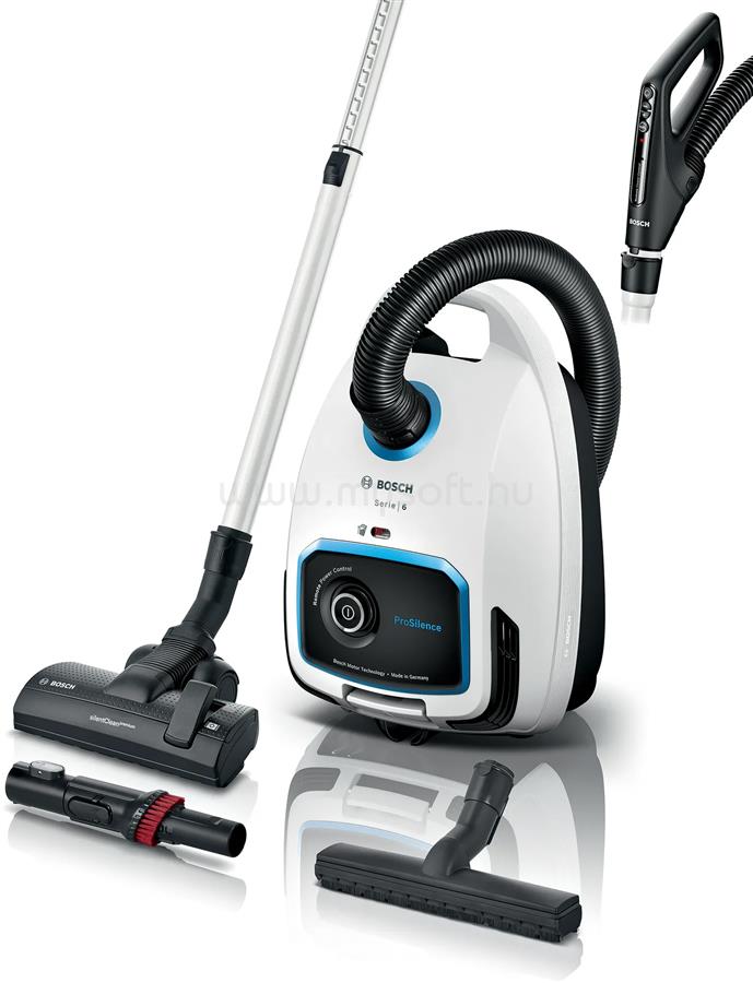 BOSCH BGB6SIL1 porzsákos porszívó (fehér)