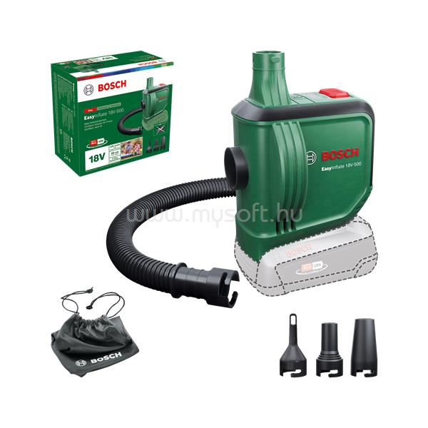 BOSCH EasyInflate 18V-500 akkumulátoros kompresszor