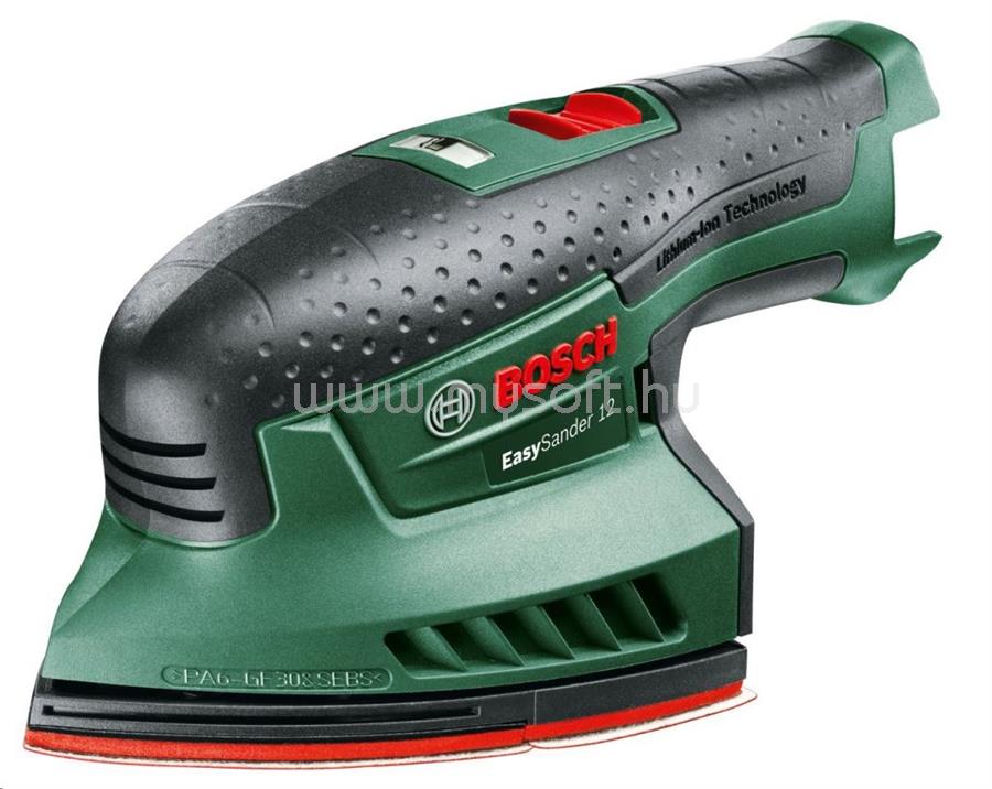 BOSCH EasySander 12 akkus multicsiszoló, akkumulátor és töltő nélkül