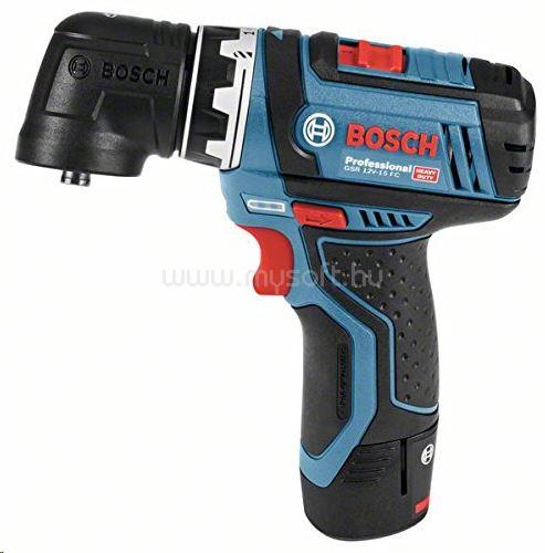 BOSCH GSR 12V-15 FC akkus fúrócsavarozó GFA 12-B tokmány, L-BOXX (06019F6001)