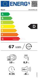 BOSCH MOSOGATÓGÉP ALÁÉPÍTHETŐ 10 TERÍTÉK BOSCH_SPU4HMS13E small