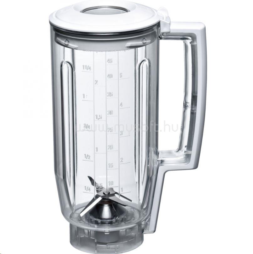 BOSCH MUZ5MX1 műanyag turmixkehely MUM5-höz, 1,25 l, jégaprításra is alkalmas