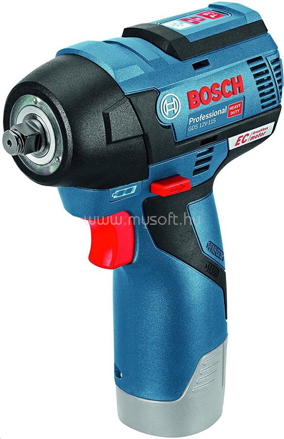 BOSCH Professional GDS 12V-115 akkus ütvecsavarozó, csak készülék (06019E0101)