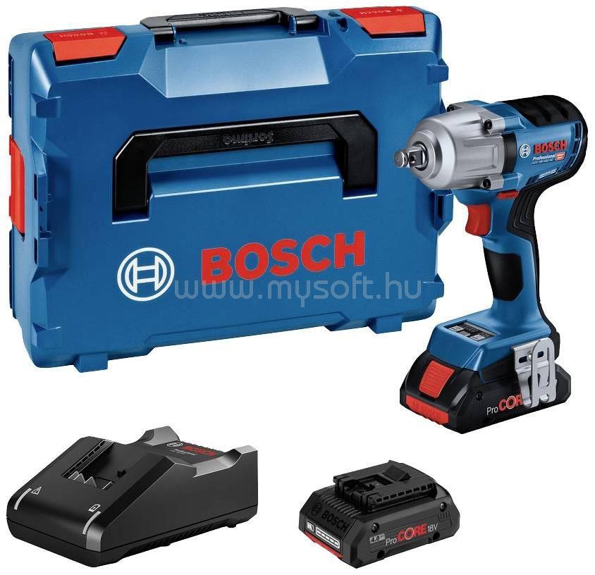 BOSCH Professional GDS 18V-450 HC akkus ütvecsavarozó, 2db 4.0Ah-s akkuval (06019K4002)