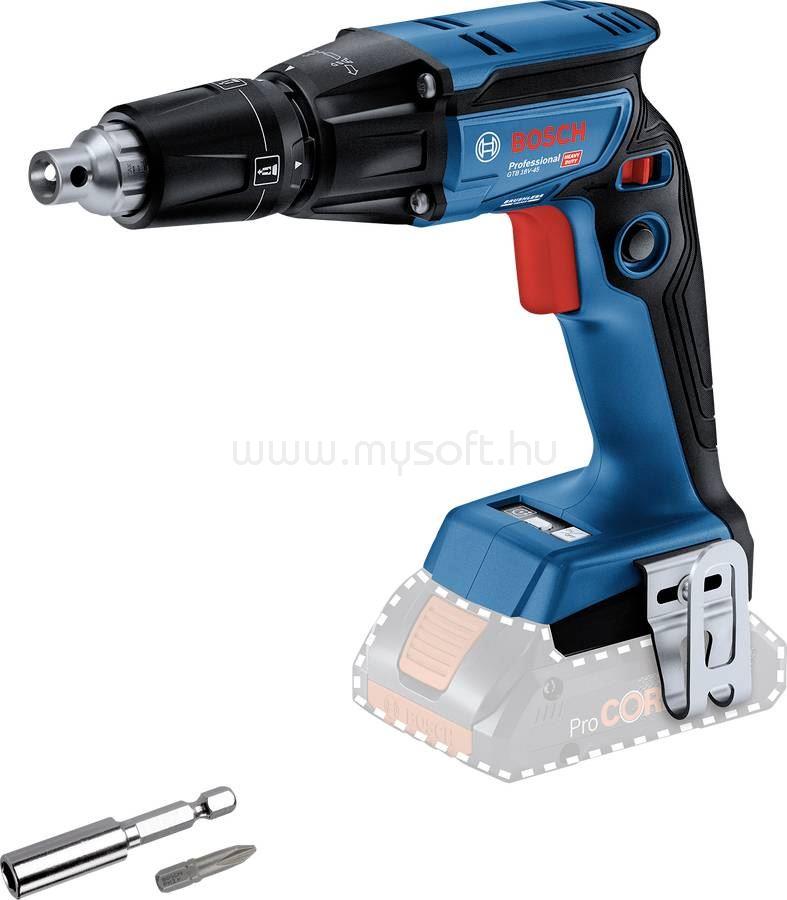 BOSCH Professional GTB 18V-45 szárazépítési csavarbehajtó akkumulátor nélkül (06019K7000)