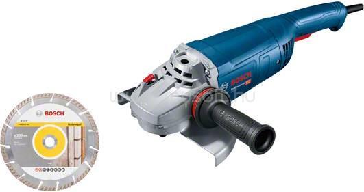 BOSCH Professional GWS 22-230 J nagy sarokcsiszoló vágótárcsával (06018C1301)