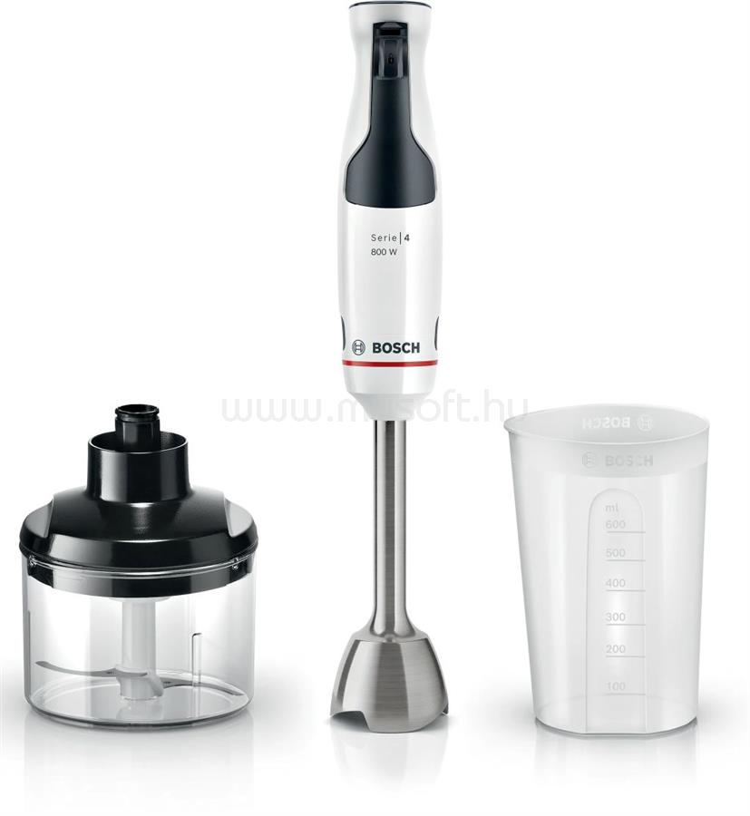 BOSCH Series 4 ErgoMaster botmixer szett fehér (MSM4W420)