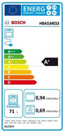 BOSCH SÜTŐ BEÉPÍTHETŐ ELEKTROMOS BOSCH_HBA534ES3 small