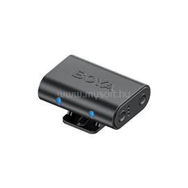 BOYA Magic - 2 vevő + 2 adó + 1 töltőtok + 1 többfunkciós tárolótáska, Type-C, 3,5 mm-es kamera-vevő, fekete BOYA_Magic-03 small