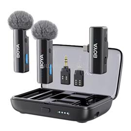 BOYA Mikrofon - BOYALINK V2.0 (Vezeték nélküli, zajszűrés, fekete, Lightning, USB-C) BOYALINK_V2.0 small