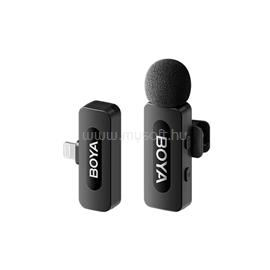 BOYA Mikrofon - BY-V1 V2.0 (Vezeték nélküli, fekete, Lightning) BY-V1_V2.0 small