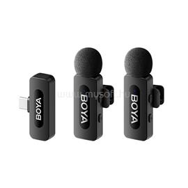 BOYA Mikrofon - BY-V20 V2.0 (Vezeték nélküli, fekete, USB-C) BY-V20_V2.0 small