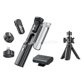 BOYA Mikrofon - Magic-01 (Vezeték nélküli, fekete, 2TX+3RX, Lightning, USB-C, 3,5mm, állvány) MAGIC-01 small