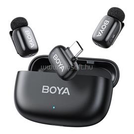 BOYA Mikrofon - mini 2-02 (Vezeték nélküli, AI zajszűrő, fekete, 2TX+1RX, USB-C) MINI_2-02 small