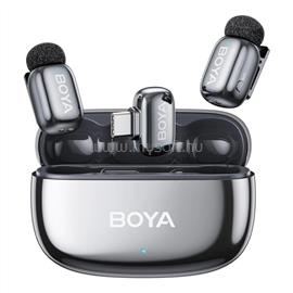 BOYA Mikrofon - mini 2-02-Space Gray (Vezeték nélküli, AI zajszűrő, szürke, 2TX+1RX, USB-C) MINI_2-02-SPACE_GRAY small
