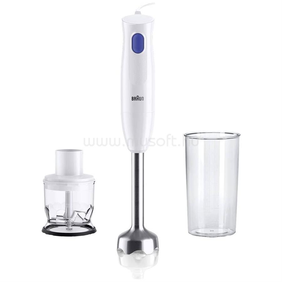 BRAUN Rúdmixer 450 W BPA mentes, Aprító feltéttel, fehér, 0X22111476
