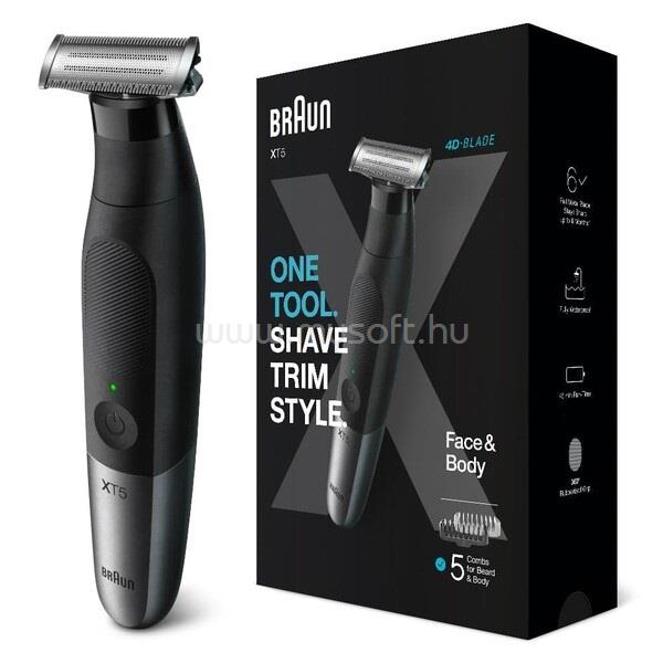 BRAUN Series X XT5100 3 az 1-ben borotva