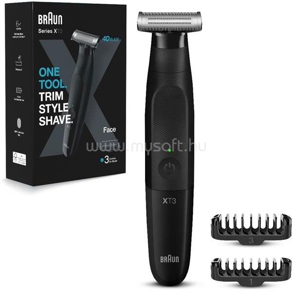 BRAUN Series XT3100 borotva,trimmelő,formázó férfi borotva