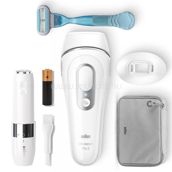 BRAUN Silk-expert IPL PL3129 fehér-ezüst villanófényes szőrtelenítő