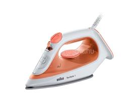 BRAUN TexStyle 1 Steam Iron SI 1009 gőzölős vasaló fehér-narancssárga (SI1009OR / 0127407000) SI1009OR small