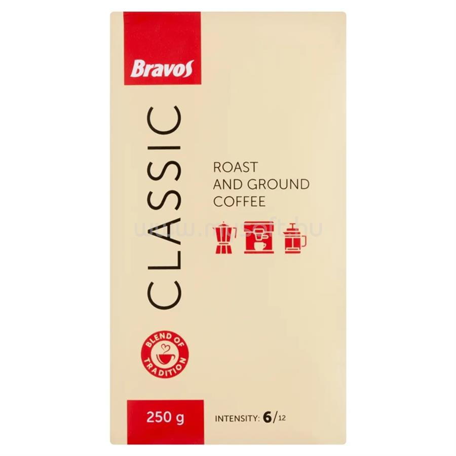 BRAVOS Kávé őrölt 250g Classic
