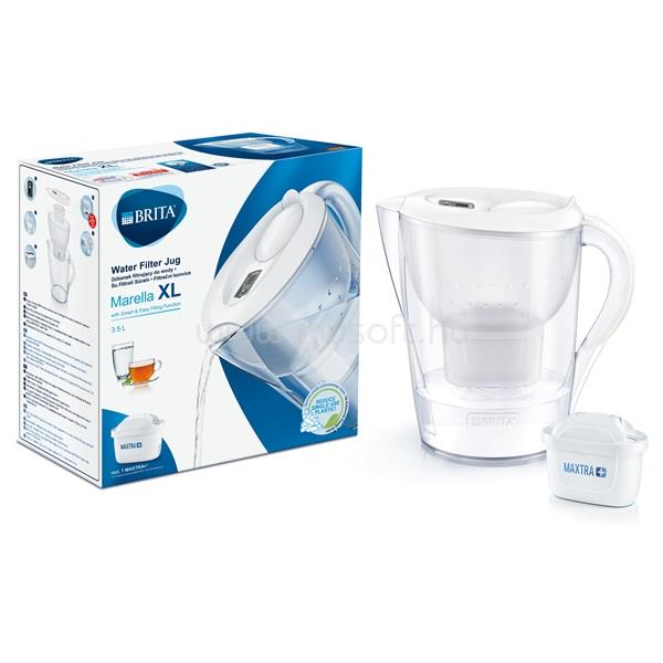 BRITA BRH1039275 Marella XL Maxtra+ 3,5l fehér vízszűrő kancsó