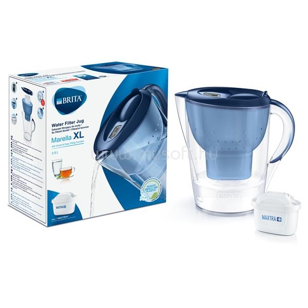 BRITA BRH1039276 Marella XL Maxtra+ 3,5l kék vízszűrő kancsó