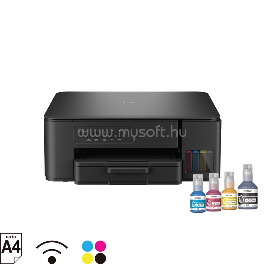 BROTHER DCP-T430W színe smultifunkciós tintasugaras külső tintatartályos nyomtató