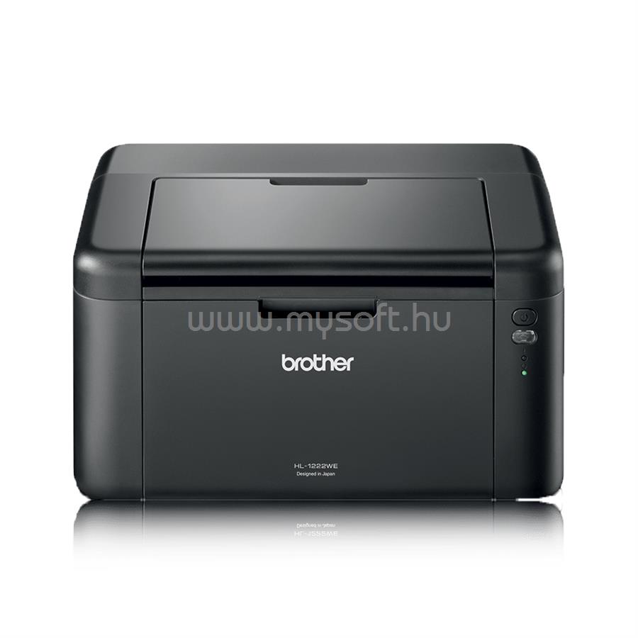 BROTHER HL-1222WE mono lézernyomtató + TN1090 1.500 oldalas kapacitású fekete toner