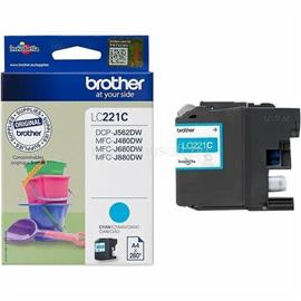 BROTHER INK CARTRIDGE CYAN 260 PAGES FOR MFC-J880DW NS LC221C small