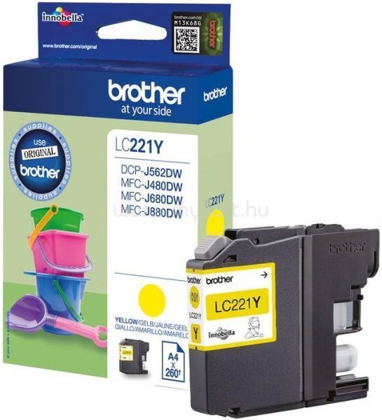 BROTHER Toner LC-221 Fekete (260 oldal)